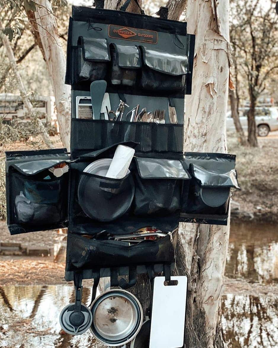 Camp Kitchen Organiser Overedger M4C