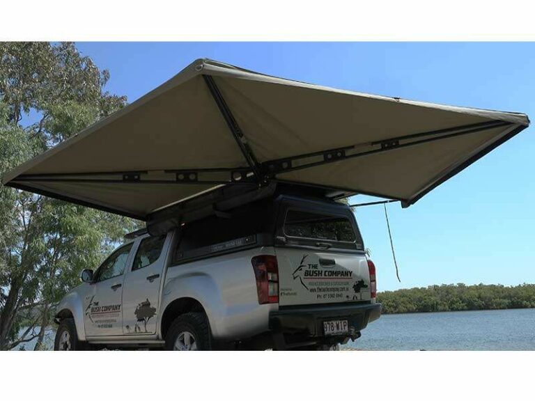 270XT Free Standing Awning The Bush Company M4C