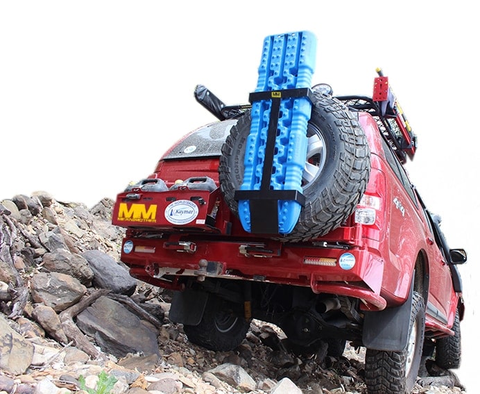M4C | Recovery Board Rear Wheel Holder - Mean Mother 4x4