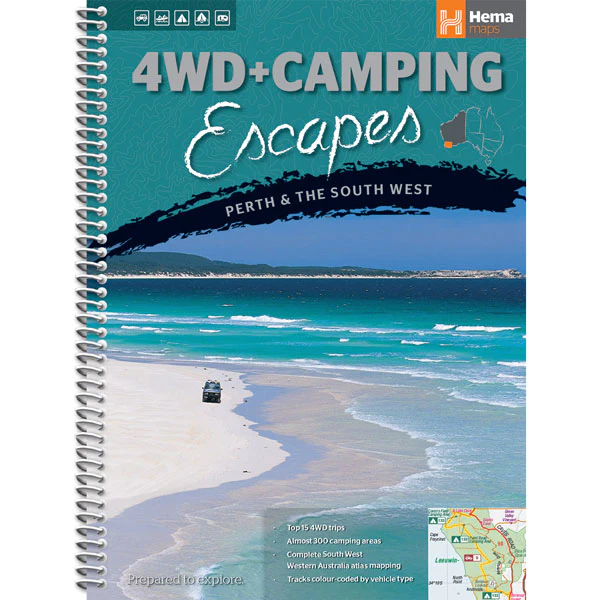 M4C | 4WD + Camping Escapes Perth & the South West - Hema Maps