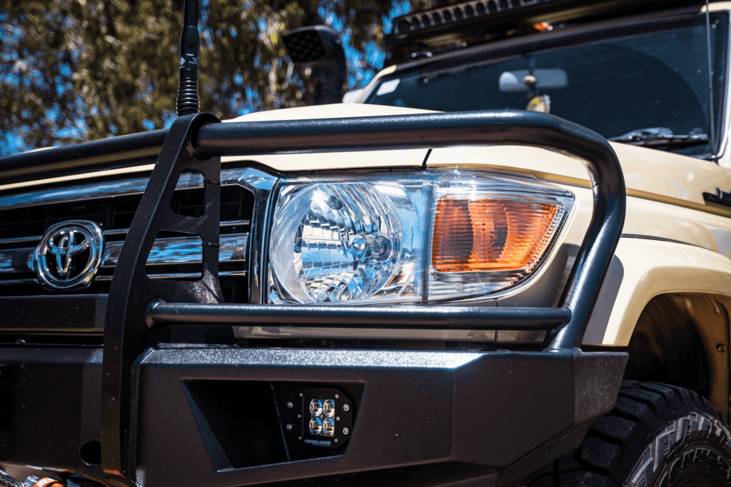 M4C | 70 Series Landcruiser RFX-LD Bull Bar with Prov for LED Light Bar - Onca 4x4