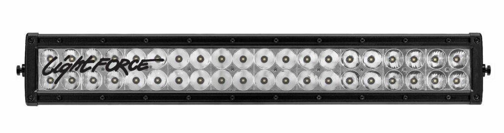 M4C | 20" Dual Row LED Light Bar Combo - Dual Wattage - Lightforce