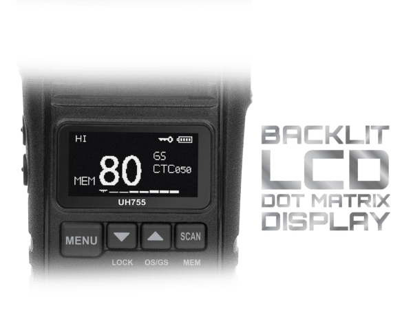 M4C | 5 Watt UHF CB Splashproof Handheld Radio - Uniden