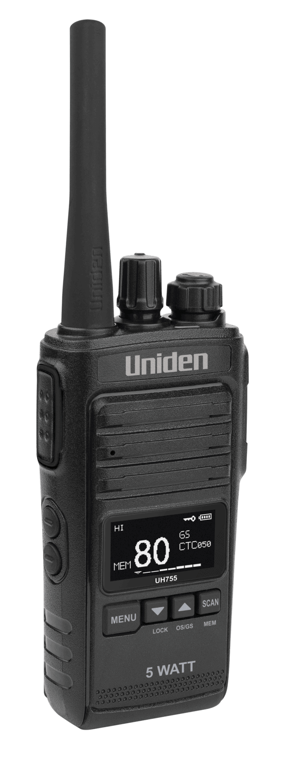 M4C | 5 Watt UHF CB Splashproof Handheld Radio - Uniden