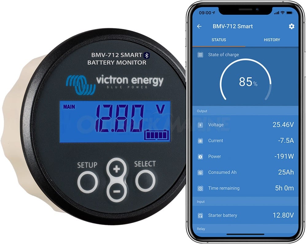 M4C | Battery Monitor BMV-712 BLACK Smart Retail - Victron Energy