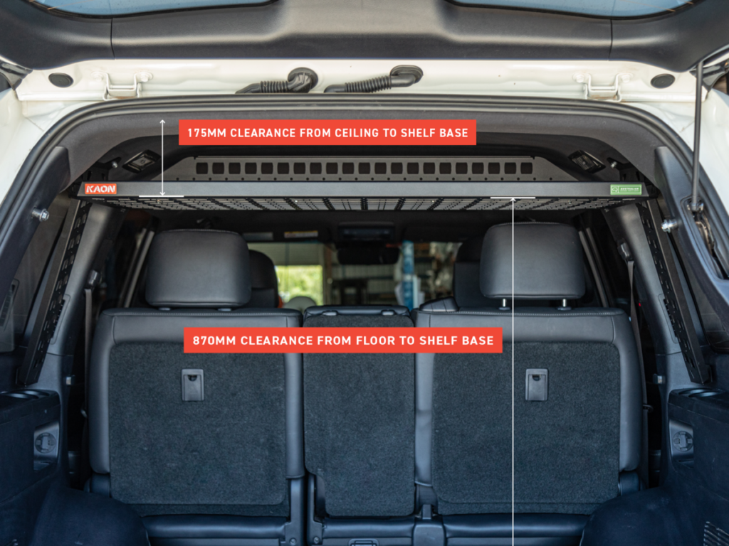 M4C | Standalone Rear Roof Shelf - Toyota Landcruiser 200 Series - Kaon