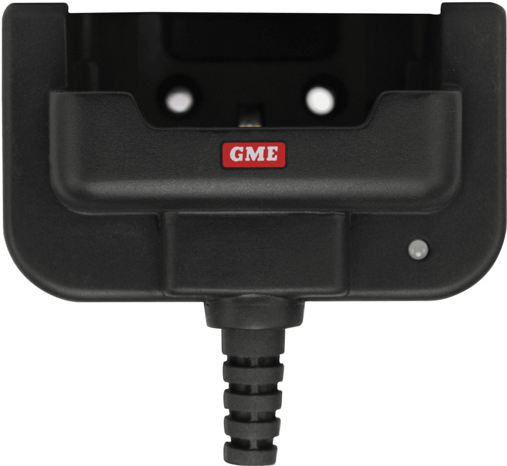 M4C | 5/1 Watt IP67 UHF CB Handheld Radio - Blaze Orange Car Kit - GME