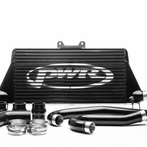 PWR 42/55mm Stepped Core Intercooler and Pipe Kit (Hilux 2.8TD 2015+) Black
