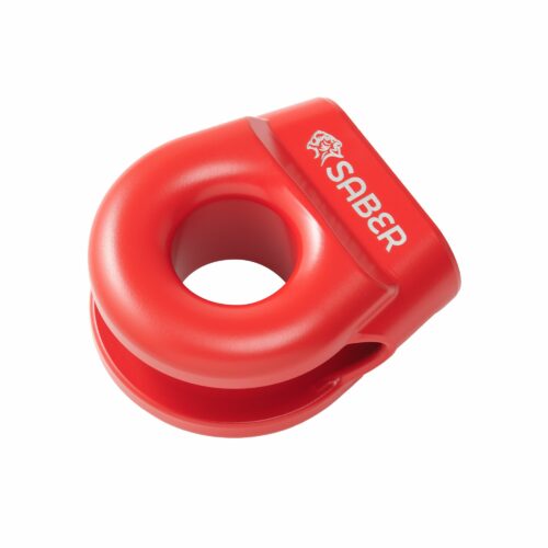 6061 ALUMINIUM SPLICED WINCH THIMBLE UPDATED DESIGN - CERAKOTE RED