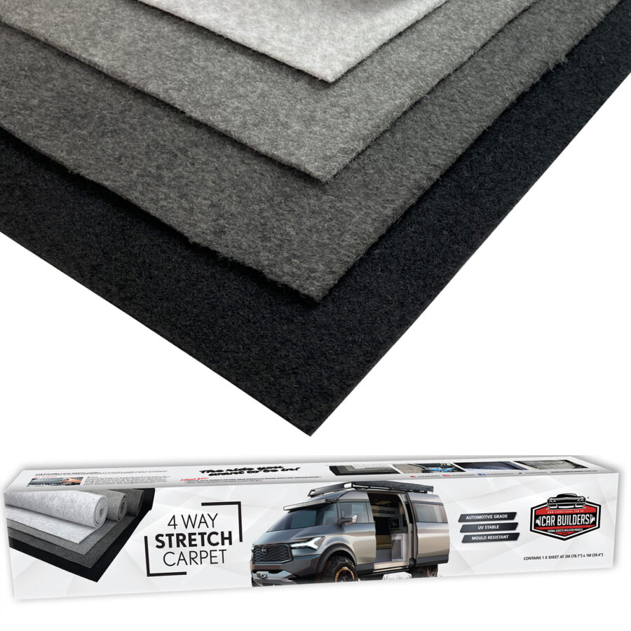 M4C | Auto Carpet - Quartz Grey 1m x 2m - Car Builders