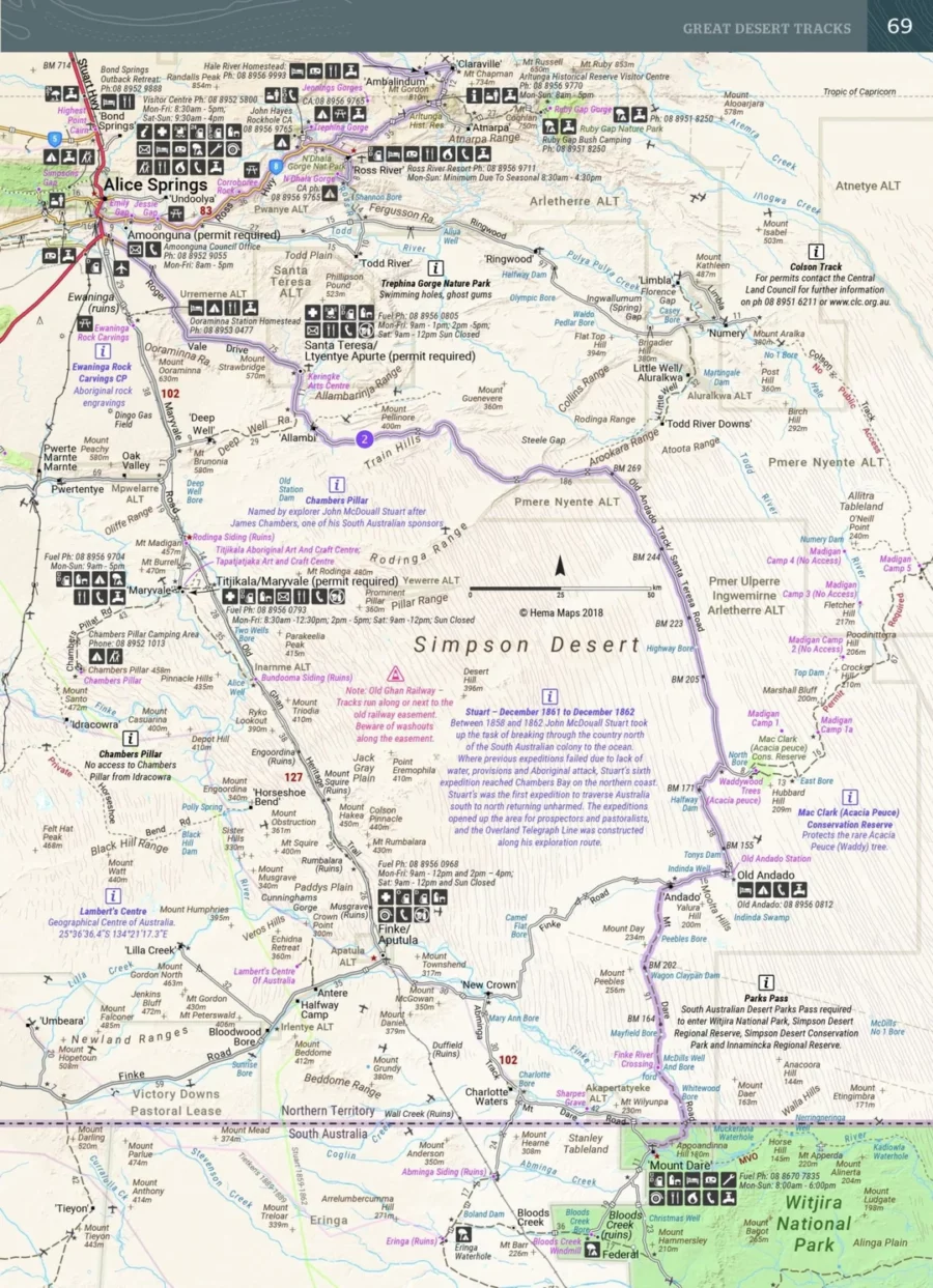 M4C | Great Desert Tracks Atlas and Guide - Hema Maps