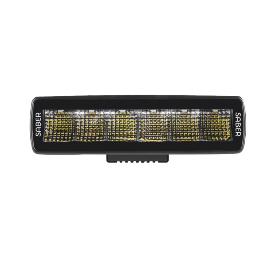 M4C | 6" Work Light Bar - Flood Beam - Saber Offroad