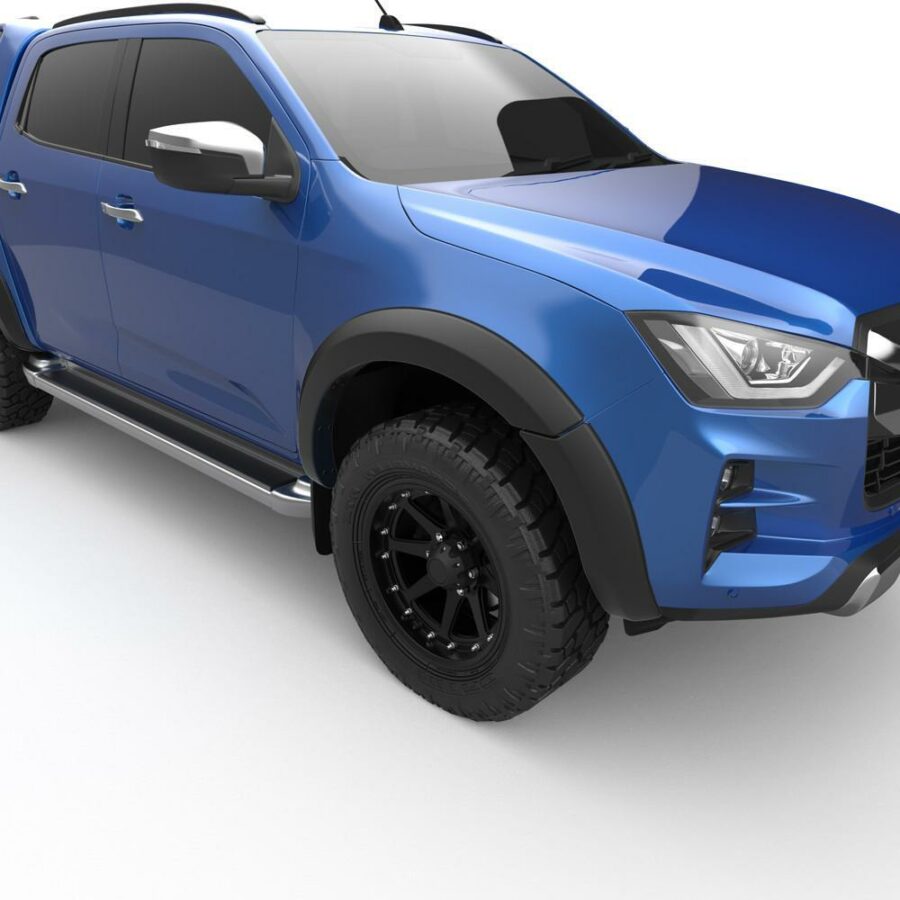 M4C | Fender Flares Ultra Matte Black to suit Isuzu Dmax 2020 Onwards - EGR