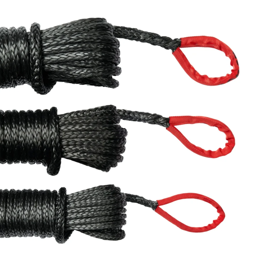 SaberPro® 20m Black Winch Extension Rope – 6,000KG