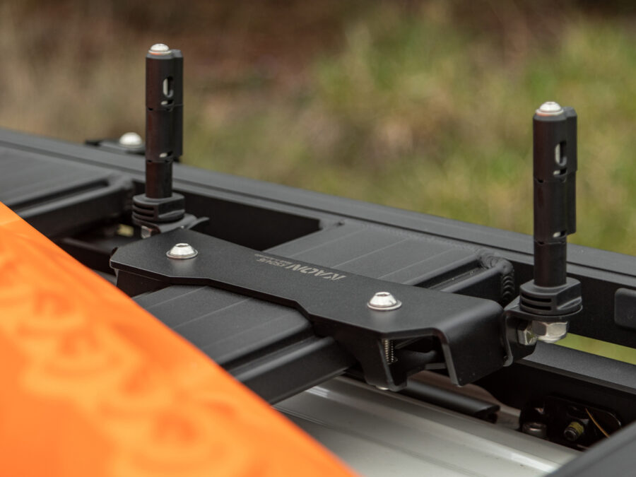 M4C | Stealth Folding Maxtrax and TRED Mounts to suit ARB BASE Rack [East-West] - Kaon