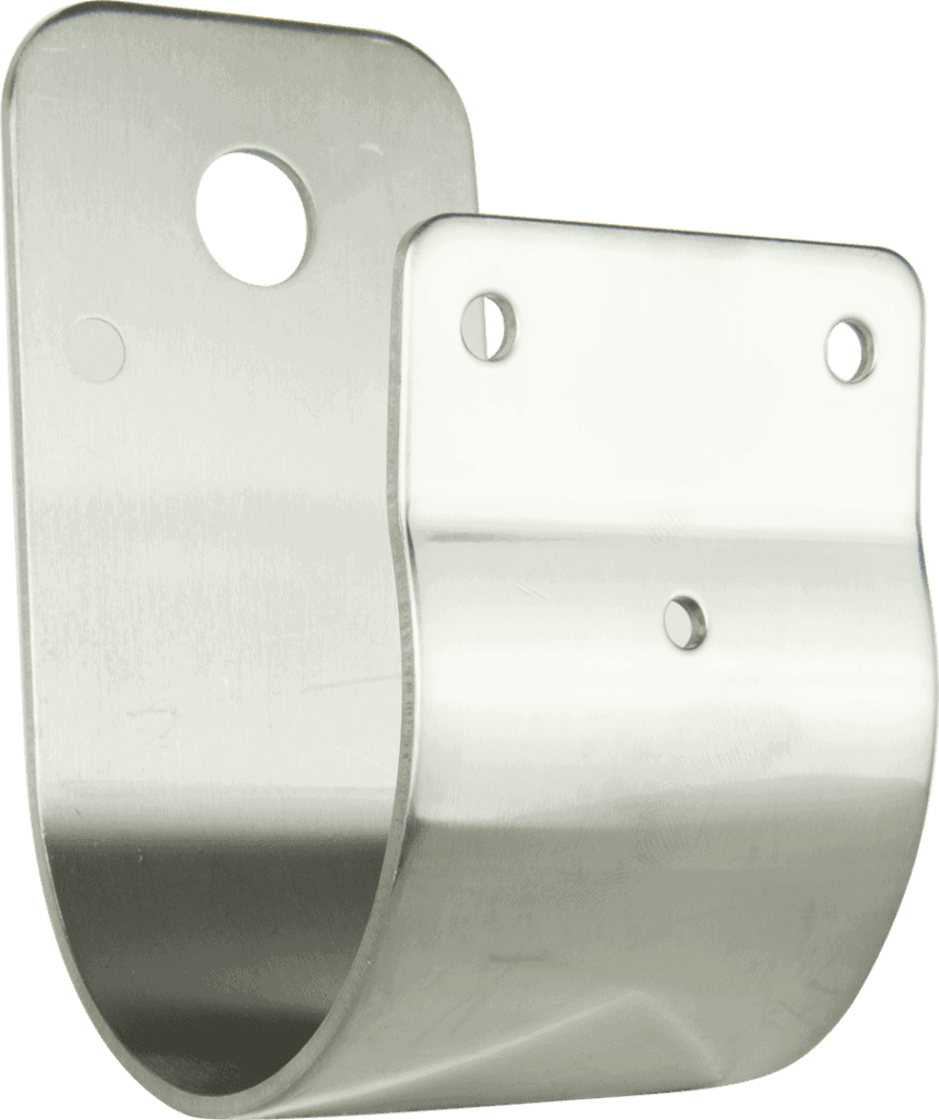 76mm Wrap-Around Bullbar Bracket - Stainless Steel