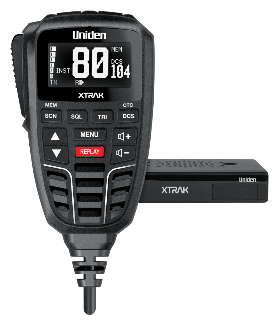 Smart UHF Radio with Large OLED Display Speaker Microphone